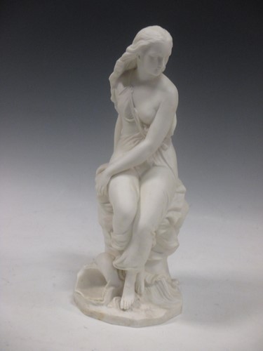 Lot 59 - A Parian figure after John Bell of 'Miranda',...
