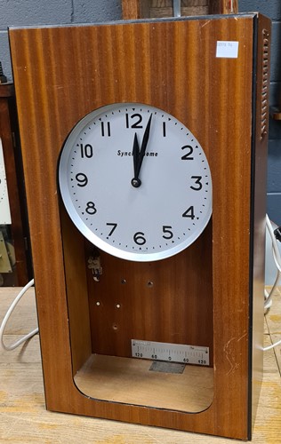 Lot 282 - Synchronome later period reverse type electric...