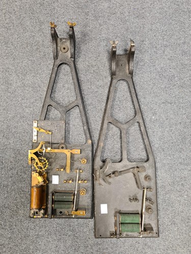 Lot 285 - Two Synchronome A-frame movements, with one...