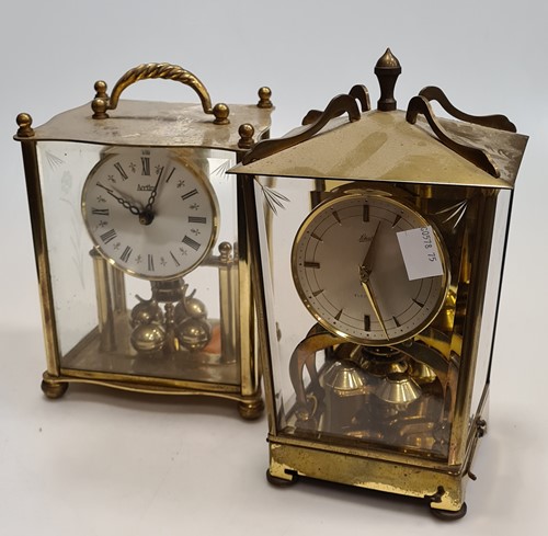 Lot 130 - Collection of 9 various mantel clocks, some...