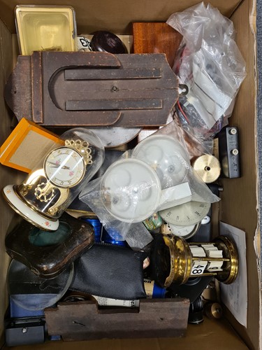 Lot 317 - A quantity of horological miscellaneous parts...