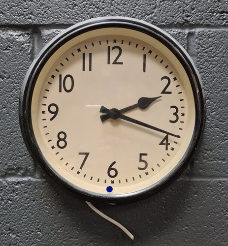 Lot 340 - Two Smiths/English Clock Systems slave clocks:...