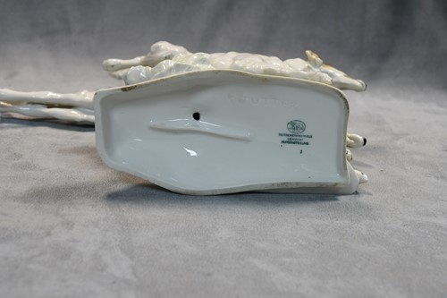 Lot 75 - Karl Tutter for Hutschenreuther, a brace of running Borzoi