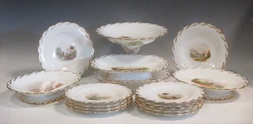 Lot 65 - A Minton dessert service
