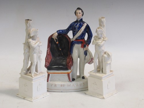 Lot 17 - A Staffordshire model of the Prince of Wales...