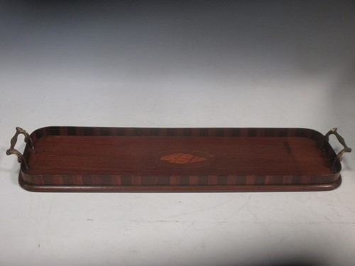 Lot 591 - A late Victorian mahogany and shell inlaid...