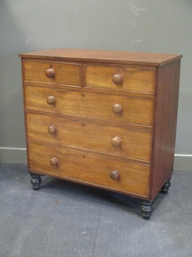 Lot 594 - A Victorian mahogany and pine sided chest of...