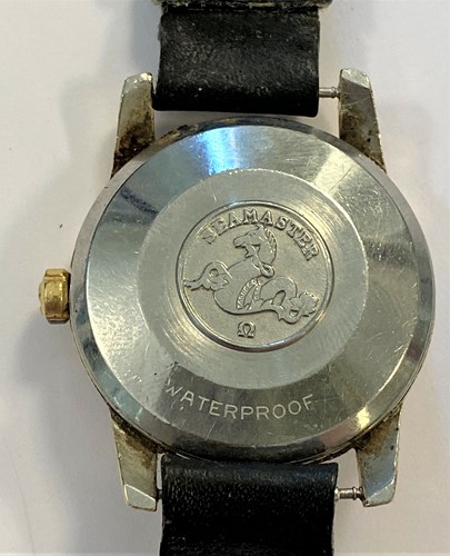 Lot 277 - Omega - A gentleman's Swiss 18ct gold wristwatch and a 'gold capped' 'Seamaster' wristwatch