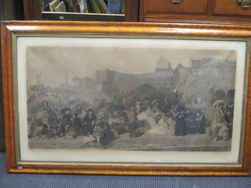 Lot 458 - A large Victorian print of Ramsgate Sea Side...