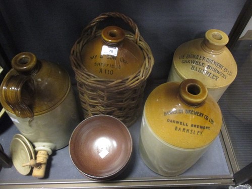 Lot 78 - Two Barnsley Brewery Co Ltd part glazed...