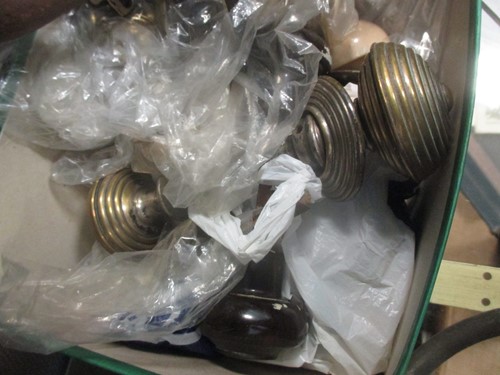 Lot 137 - A collection of various salvaged coat hooks,...