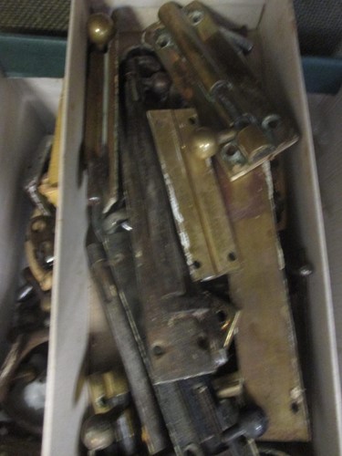 Lot 137 - A collection of various salvaged coat hooks,...