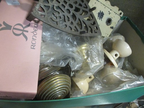Lot 137 - A collection of various salvaged coat hooks,...