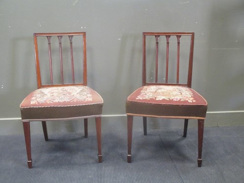 Lot 549 - A pair of Georgian, possibly fruitwood, stick...