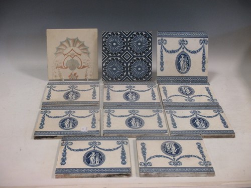 Lot 11 - A group of Josiah Wedgwood & Sons Etruria blue...