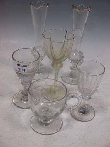 Lot 104 - A collection of mainly 19th centuy drinking...