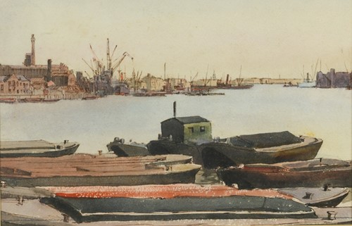 Lot 299 - A group of three watercolour landscapes, to include