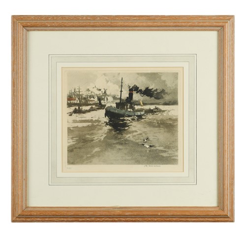Lot 384 - Two maritime prints, to include: Gerald Eric...