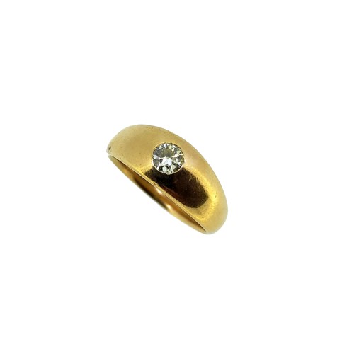 Lot 119 - A single stone diamond ring