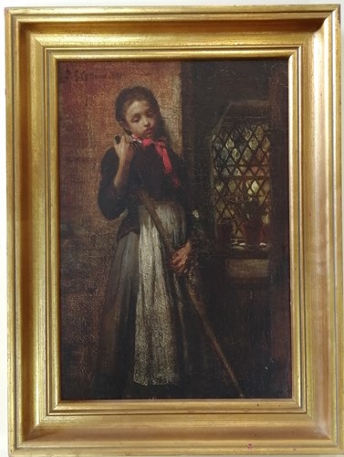 Lot 402 - Frederick George Cotman (1850–1920), Hard work...