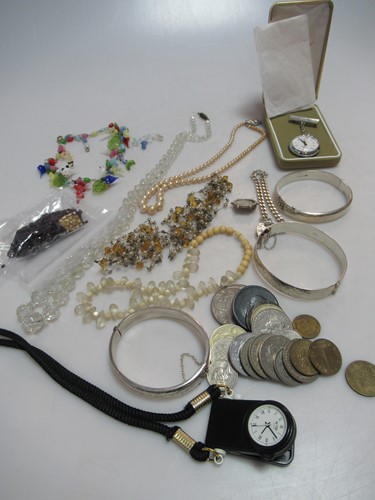 Lot 277 - A collection of costume jewellery together...