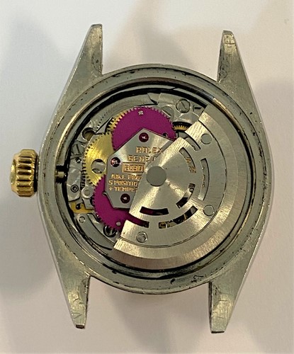 Lot 284 - Rolex - A lady's two colour 'Oyster Perpetual Date' wristwatch