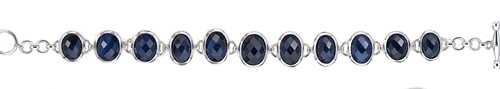 Lot 6 - A sapphire bracelet