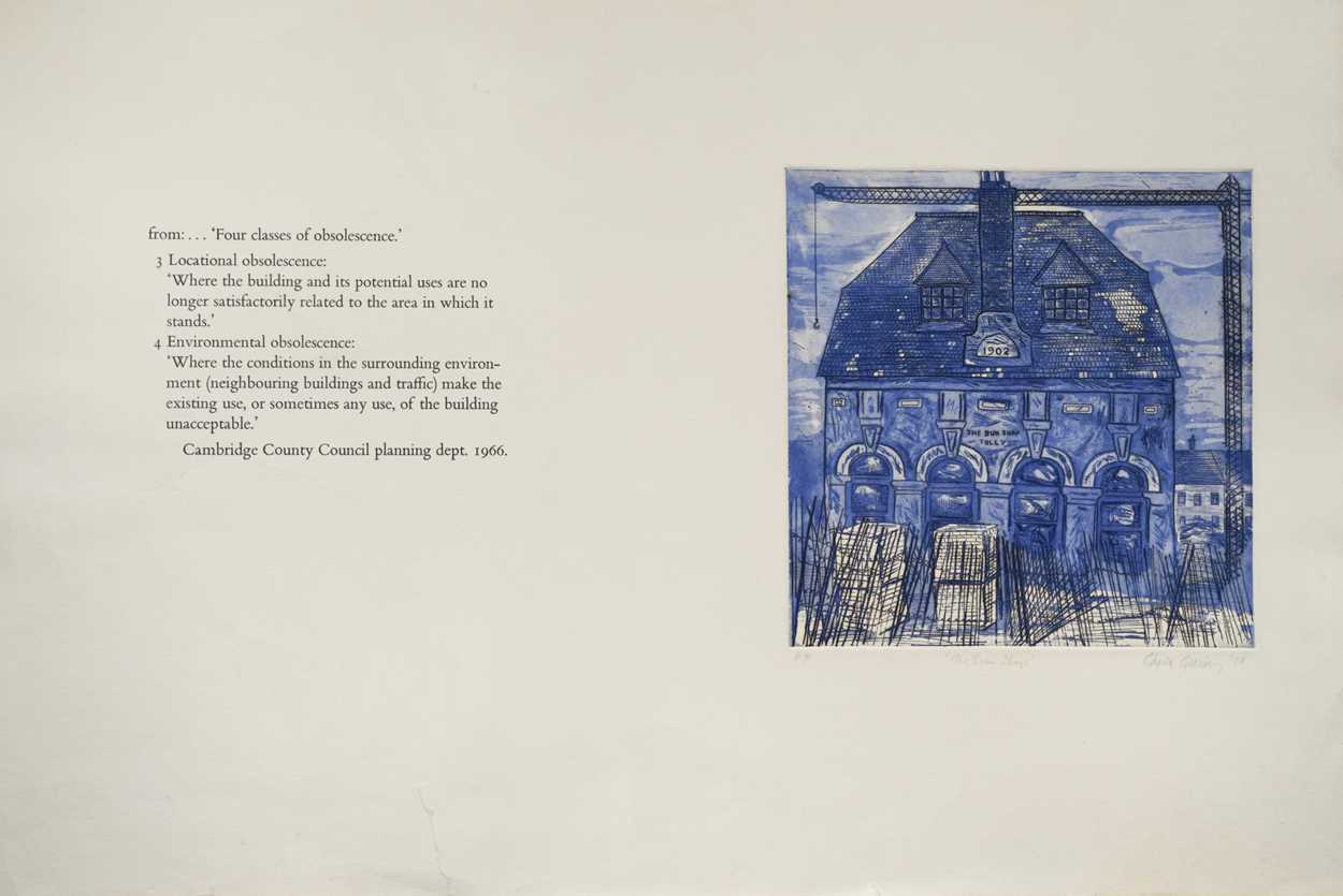 Lot 176 - The Bun Shop, Cambridge signed and dated...