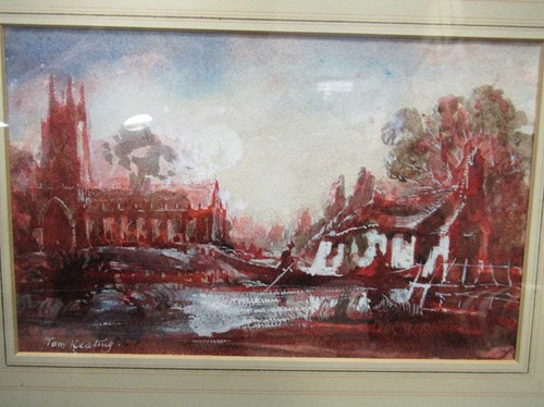 Lot 374 - Tom Keating (British 1917 - 1984) Dedham...