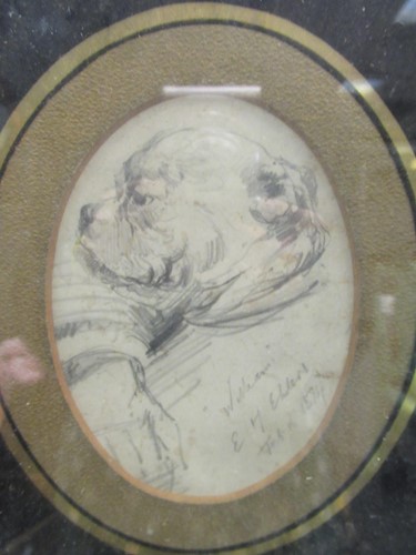 Lot 323 - Ernest Herman Ehlers (1858-1943) pencil study...