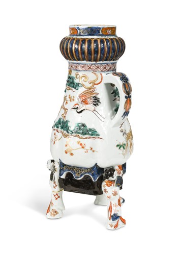 Lot 363A - A Japanese porcelain Arita coffee pot, circa 1730
