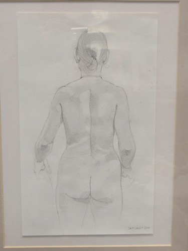 Lot 446 - Sam Dalby RP (British contemporary) Standing...