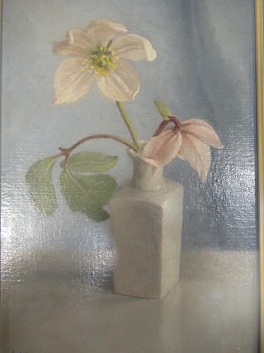 Lot 385 - Anna Hornby Neac (1914-1996) flowers in a vase,...