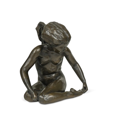 Lot 136 - § Tom Greenshields (1915-1994), Lara, a cold cast bronze resin model
