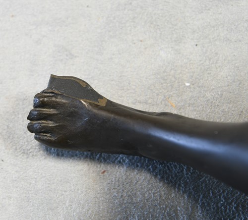 Lot 134 - § Tom Greenshields (1915-1994), Merry, a cold cast bronze resin model