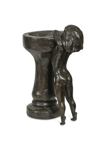 Lot 137 - § Tom Greenshields (1915-1994), Birdbath, a cold cast bronze resin model