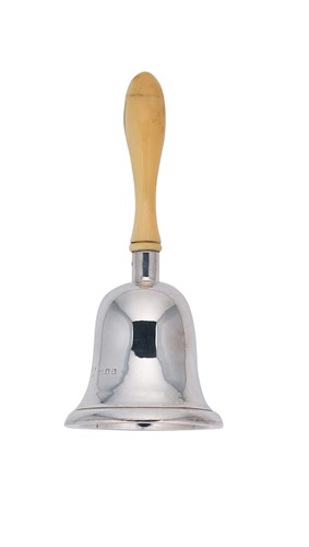 Lot 327 - A George V silver table bell