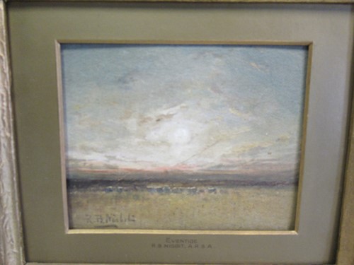 Lot 397 - R B Nisbit ARSA, Eventide, watercolour, signed,...