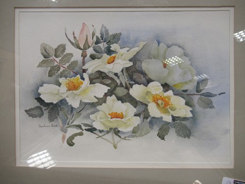 Lot 395 - A group of four floral pictures