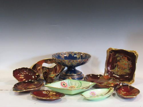 Lot 57 - Carlton Ware Rouge Royale and other gilt...