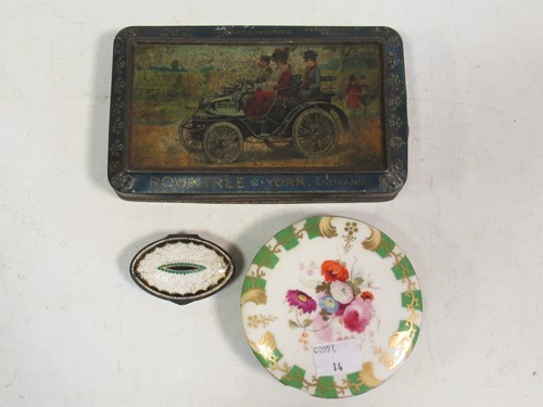 Lot 218 - Rowntree of York veteran car motif motoring...