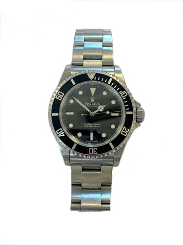 Lot 291 - Rolex - A gentleman's steel 'Oyster Perpetual Submariner' wristwatch