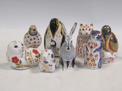 Lot 37 - Royal Crown Derby imari paperweights, (8)