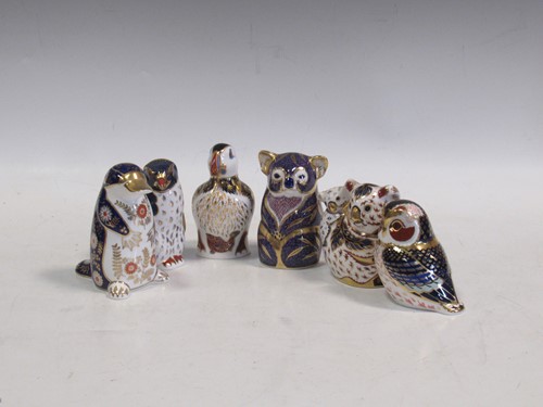 Lot 20 - Royal Crown Derby imari paperweights, (6)