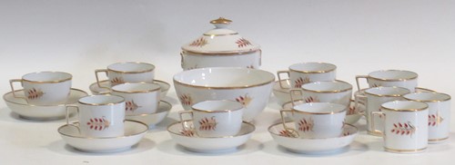 Lot 4 - A Regency tea service, possibly Copeland