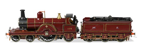 Lot 524 - A painted metal kit or scratch built model O gauge electric locomotive