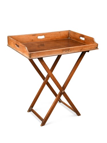 Lot 382 - A mahogany butler's tray, 19th century
