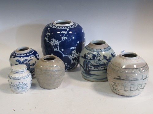 Lot 50 - A collection of 18th century and later blue...