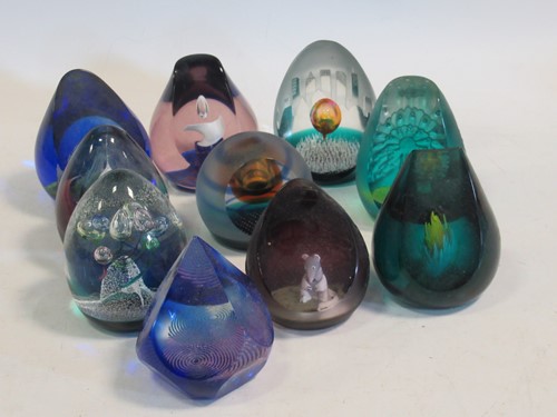 Lot 21 - A collection of Caithness glass paperweights,...