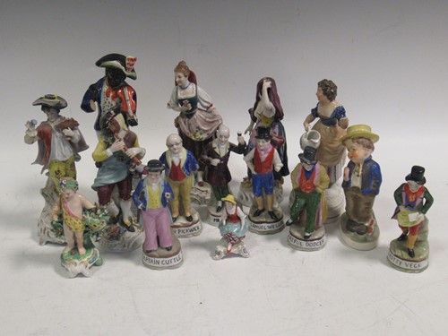 Lot 23 - A quantity of ceramic figures, British and...